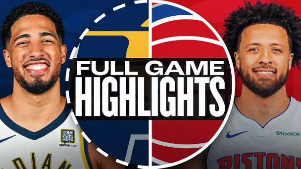 PACERS at PISTONS | FULL GAME HIGHLIGHTS | January 16, 2025