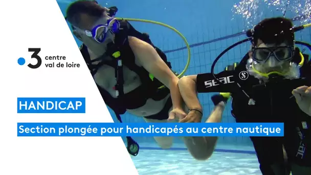 Beaugency : une section plongée pour handicapés au centre aquatique