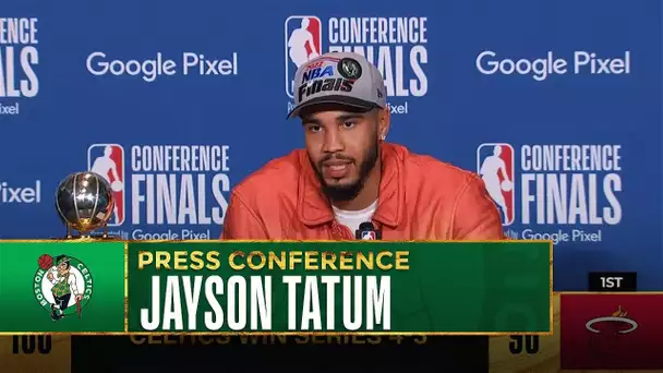 Jayson Tatum Talks Game 7 Win, ECF MVP & NBA Finals | Postgame Presser