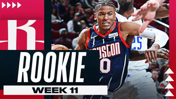 Jalen Green With Another Highlight Finish 🔥 | Top 10 Rookie Plays NBA Week 11