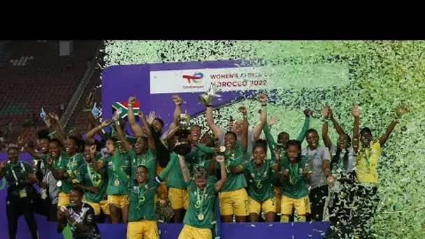 Football : l'Afrique du Sud remporte la 1ère Coupe d'Afrique des nations féminine de son histoire