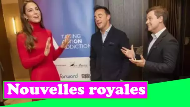 Kate Middleton s'associe à Ant et Dec pour amener les gens à parler de dépendance