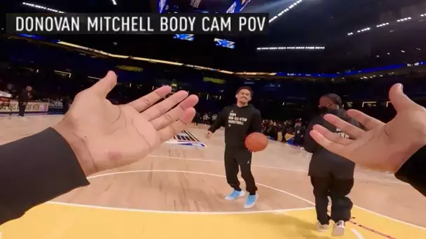 INSANE POV - Donovan Mitchell Wears Body Cam During East All-Star Practice!