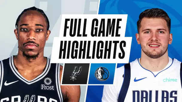 SPURS at MAVERICKS | FULL GAME HIGHLIGHTS | March 10, 2021