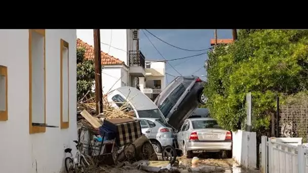 Tempête Bora : deux morts sur l’île grecque de Lemnos, inondations à Rhodes