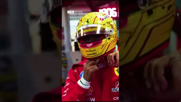 🏎️🔥 Les premiers tours de Lewis Hamilton au volant d'une Ferrari ! #shorts