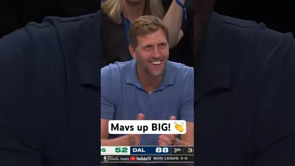 Luka ➡️ Kyrie ➡️ Lively II got Dirk smiling! 👏😄 | #Shorts