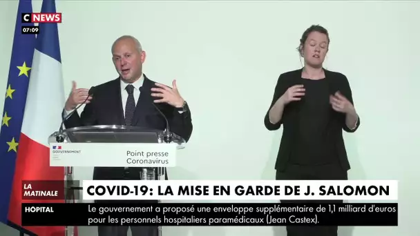 Covid-19 : la mise en garde de Jérôme Salomon concernant la deuxième vague