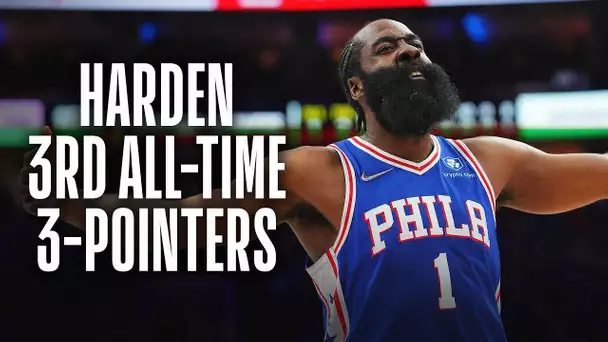 James Harden TOP Career 3️⃣-Pointers 🏀💦