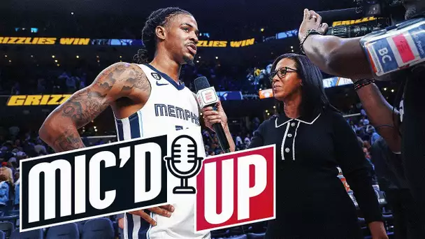 "Its That Time" - Ja Morant Mic'd Up Grizzlies Season Opener vs Knicks