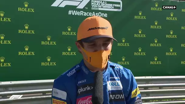 Premier podium de sa carrière pour Lando Norris