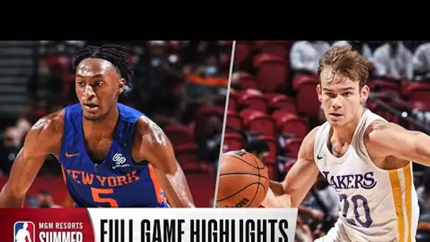 KNICKS at LAKERS | NBA SUMMER LEAGUE | FULL GAME HIGHLIGHTS