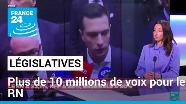 Législatives : plus de 10 millions de Français ont voté pour le Rassemblement national