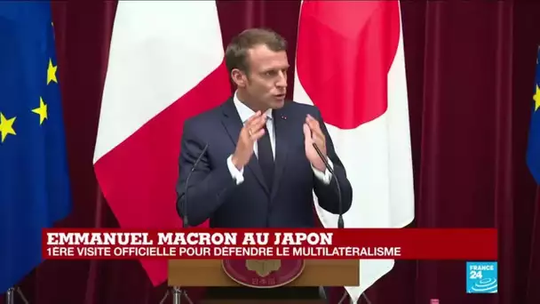 Emmanuel Macron durcit le ton sur le climat à deux jours du G20 d'Osaka