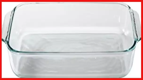 Pyrex Basics 3 Quart Glass Oblong Baking Dish, Clear 8.9 Inch X 13.2 Inch - 3 Qt