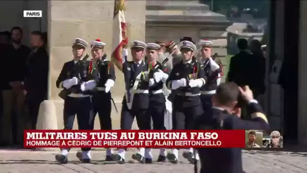 Hommage national aux deux commandos : "Dans ce moments-là, on réalise le travail de ces hommes"