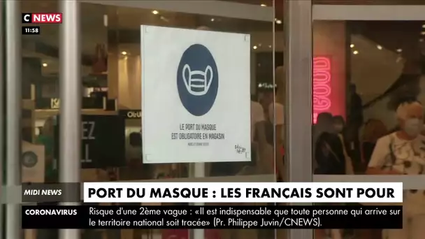 Port du masque : les Français sont pour