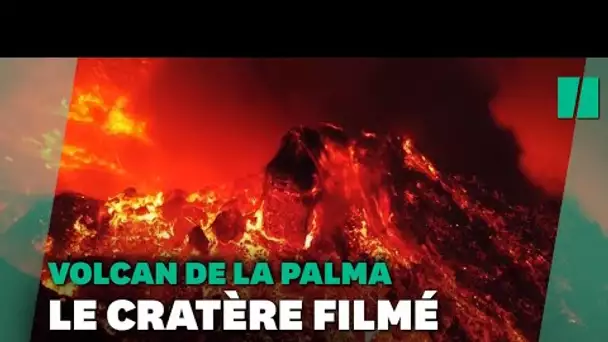 Les images spectaculaires du volcan de La Palma filmé par un drone