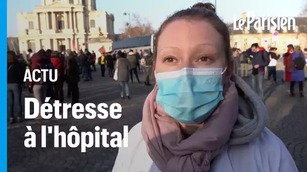 Manifestation de soignants à Paris : «On est en train de nous écraser», confie une jeune recrue