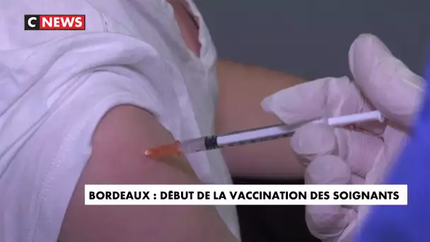 Coronavirus : les soignants vaccinés au CHU de Bordeaux