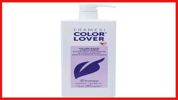 Framesi Color Lover Volume Boost Shampoo, 33.8 fl oz, Sulfate Free Shampoo with Quinoa and Aloe Vera