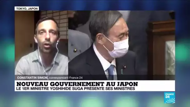 Le nouveau Premier ministre japonais présente son gouvernement