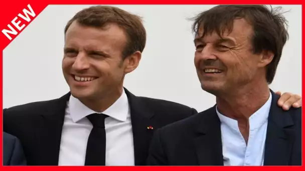 ✅  « Une muflerie » : Emmanuel Macron en colère après la démission surprise de Nicolas Hulot