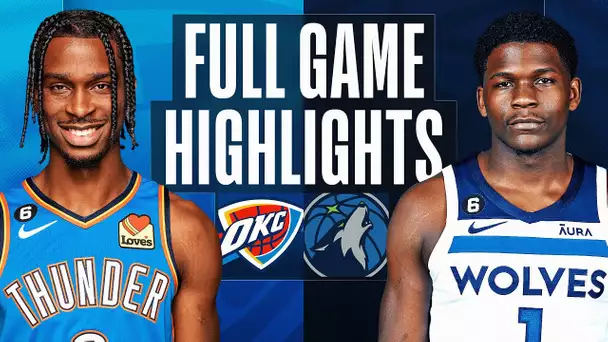 THUNDER at TIMBERWOLVES | NBA FULL GAME HIGHLIGHTS | December 3, 2022