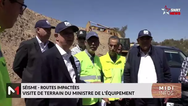 Séisme d´Al Haouz : visite de terrain du ministre de l´Équipement