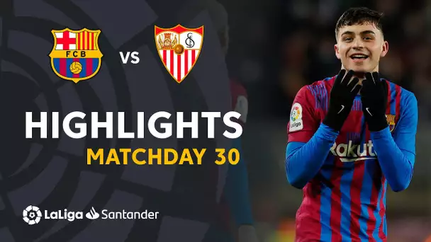 Resumen de FC Barcelona vs Sevilla FC (1-0)