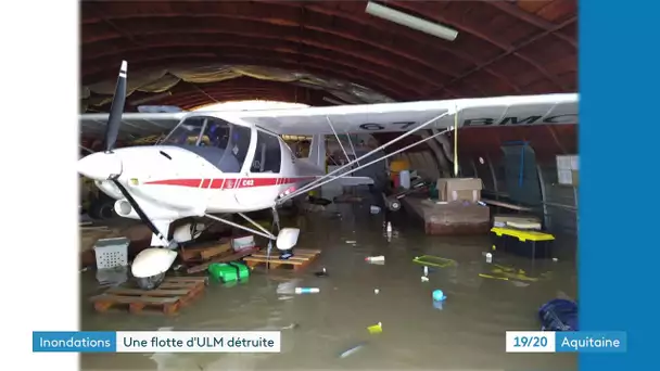 Inondations : la base aérienne de Fourques-sur-Garonne est inutilisable