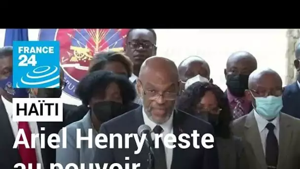 Haïti : le Premier ministre Ariel Henry reste au pouvoir "face au vide juridique" • FRANCE 24