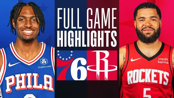 76ERS at ROCKETS | FULL GAME HIGHLIGHTS | December 29, 2023