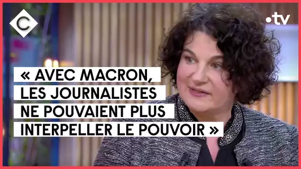 Les relations difficiles de E. Macron avec la presse, avec Laurence Benhamou - C à Vous - 20/01/2022