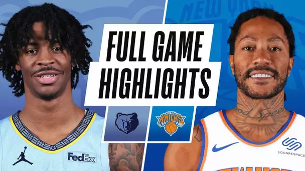 GRIZZLIES at KNICKS | FULL GAME HIGHLIGHTS | April 9, 2021