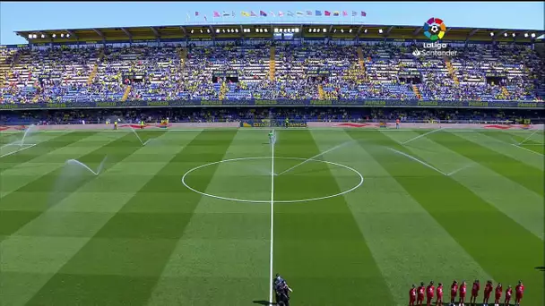 Calentamiento Villarreal CF vs Sevilla FC