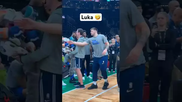 Luka Doncic the prankster! 🤣 | #Shorts