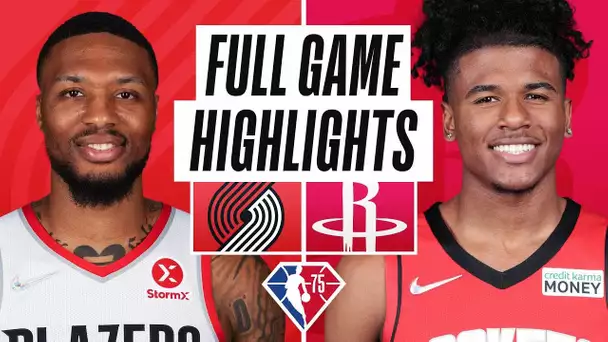 TRAIL BLAZERS at ROCKETS | FULL GAME HIGHLIGHTS | November 12, 2021