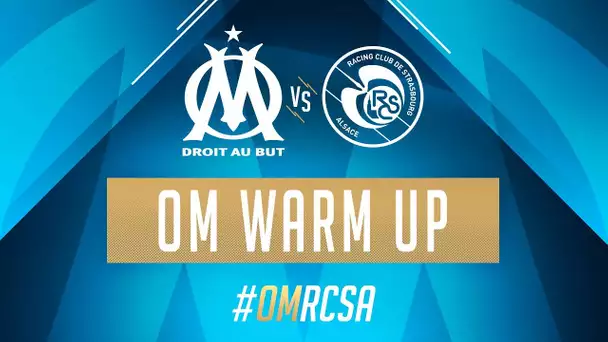 L'échauffement des Olympiens avant #OMRCSA