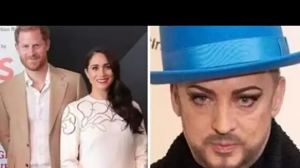 Harry et Meghan ont fustigé alors que Boy George dit «honte à Oprah» pour un chat télévisé explosif