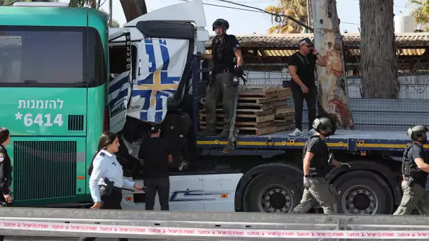 Israël : un camion percute une station de bus, 35 blessés dont 21 évacués vers des hôpitaux, et s…