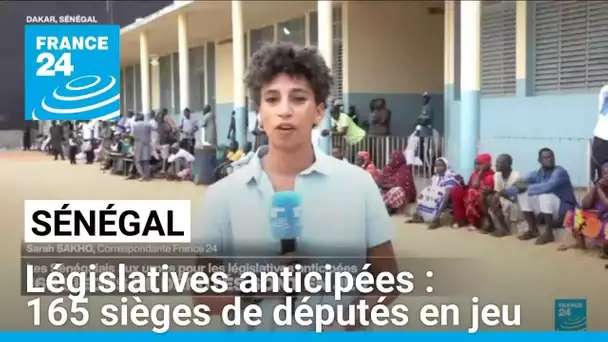 Législatives anticipées au Sénégal : 165 sièges de députés en jeu • FRANCE 24