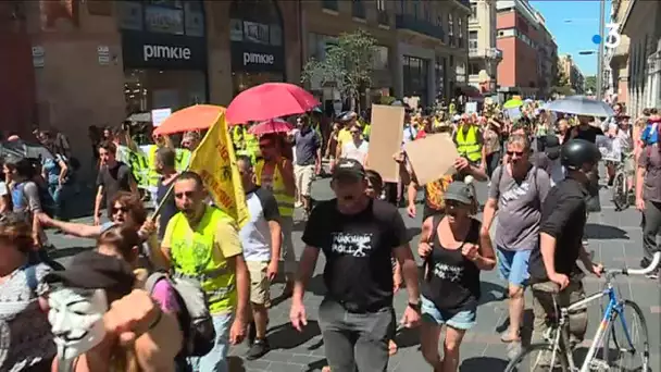 Acte 38 des gilets jaunes à Toulouse : justice pour Steve et soutien aux Hong Kongais