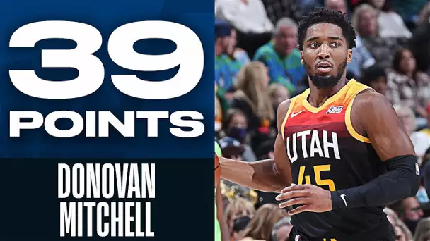 Donovan Mitchell Was Hot with 6 THREES & 39 PTS against the Timberwolves🔥