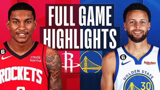 ROCKETS at WARRIORS | NBA FULL GAME HIGHLIGHTS | December 3, 2022