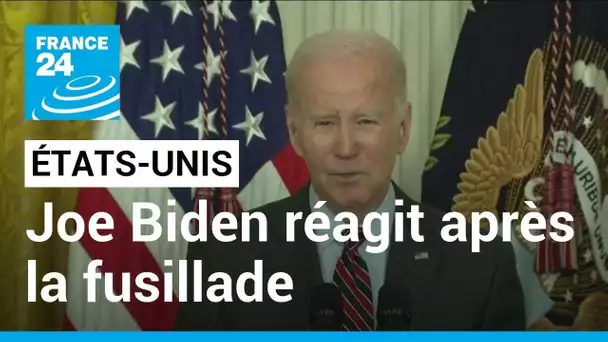 La violence par armes à feu "déchire l'âme même de notre nation", assène Joe Biden