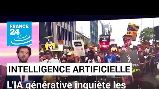 L'intelligence artificielle générative inquiète les métiers de la voix d'Hollywood à Bruxelles