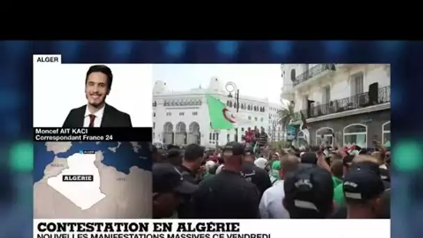 À Alger, des milliers de manifestants malgré un important dispositif policier