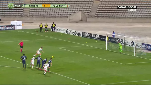 Ligue 2 - 32ème journée - Paris FC / Lorient : Lorient reprend l'avantage sur penalty !