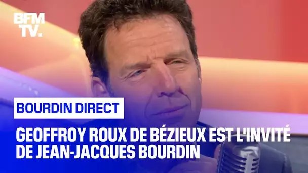 Geoffroy Roux de Bézieux face à Jean-Jacques Bourdin en direct